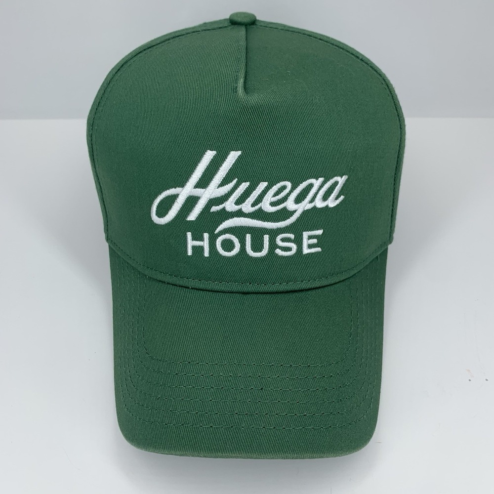 Huega House Trucker Hat Cherish The Little Things Green Snapback Cap